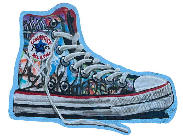 Converse high tops graffiti best sale