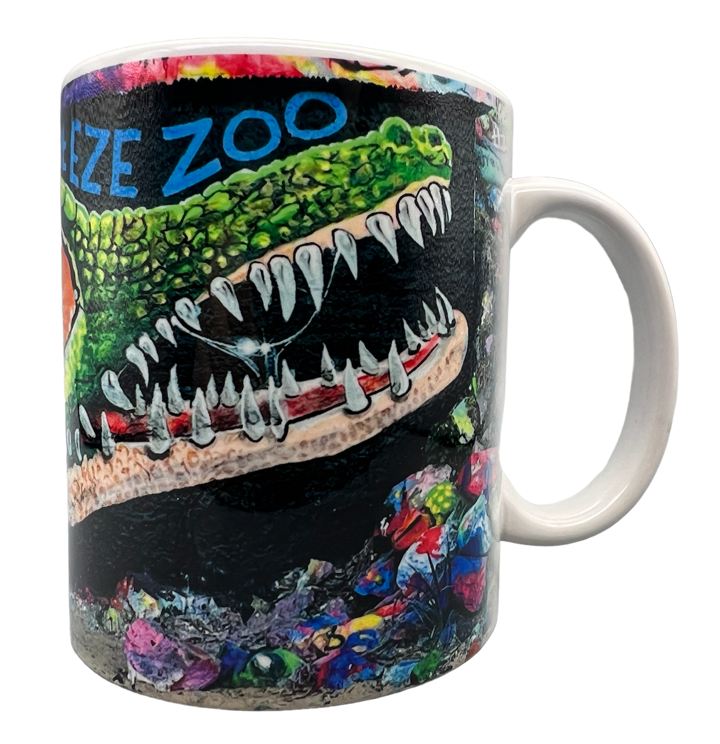 Rare BIG Orange Eyed Alligator - Mug