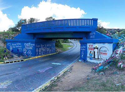 The etiquette for painting The Graffiti Bridge