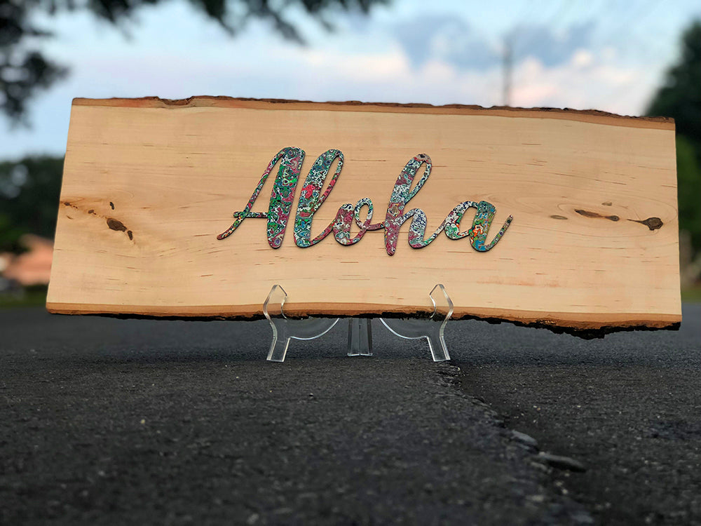 Aloha Carved Graffiti Art