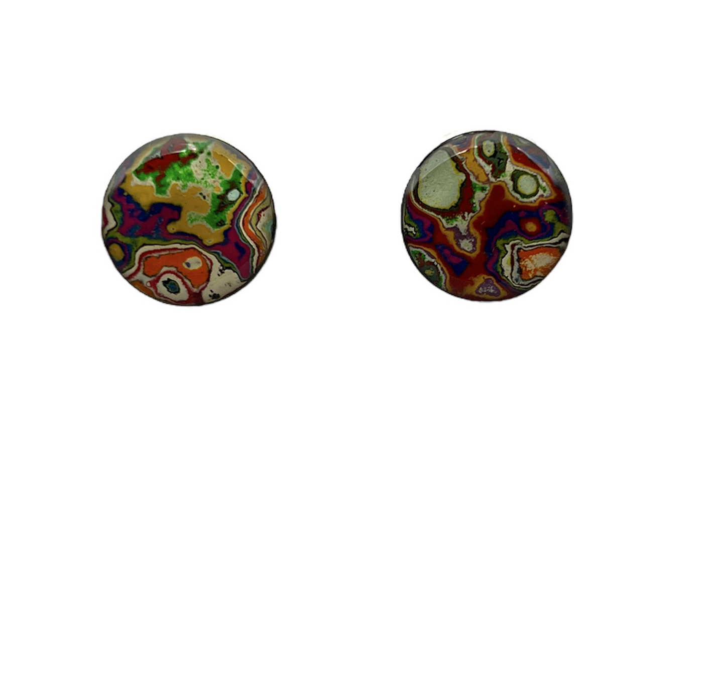 Circle Stud Earrings (17.5mm)