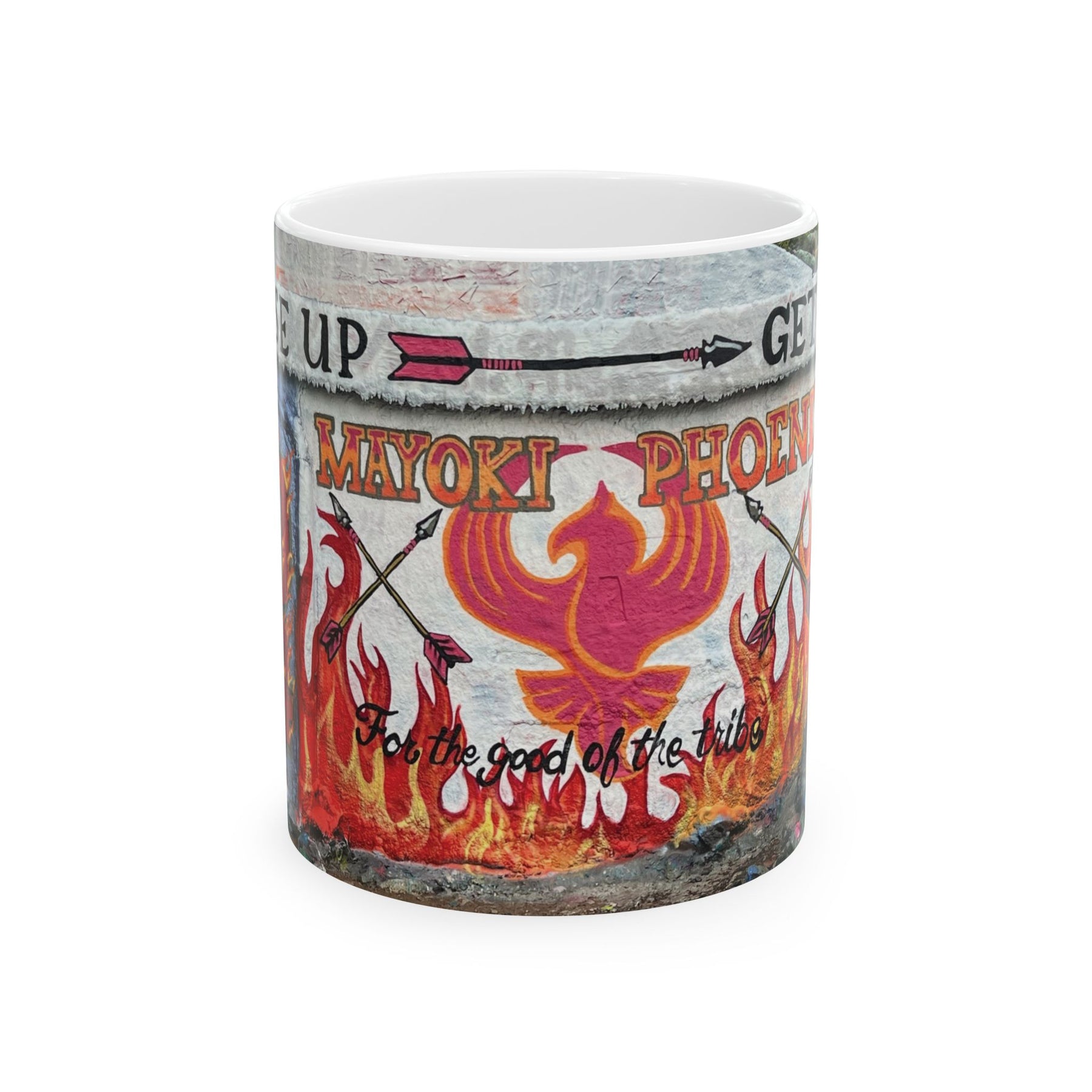 Mayoki Mayoki Krewe Rise Up Get Lit - Mug – The Graffiti Bridge