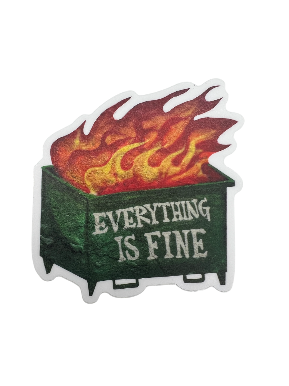 Dumpster Fire Sticker