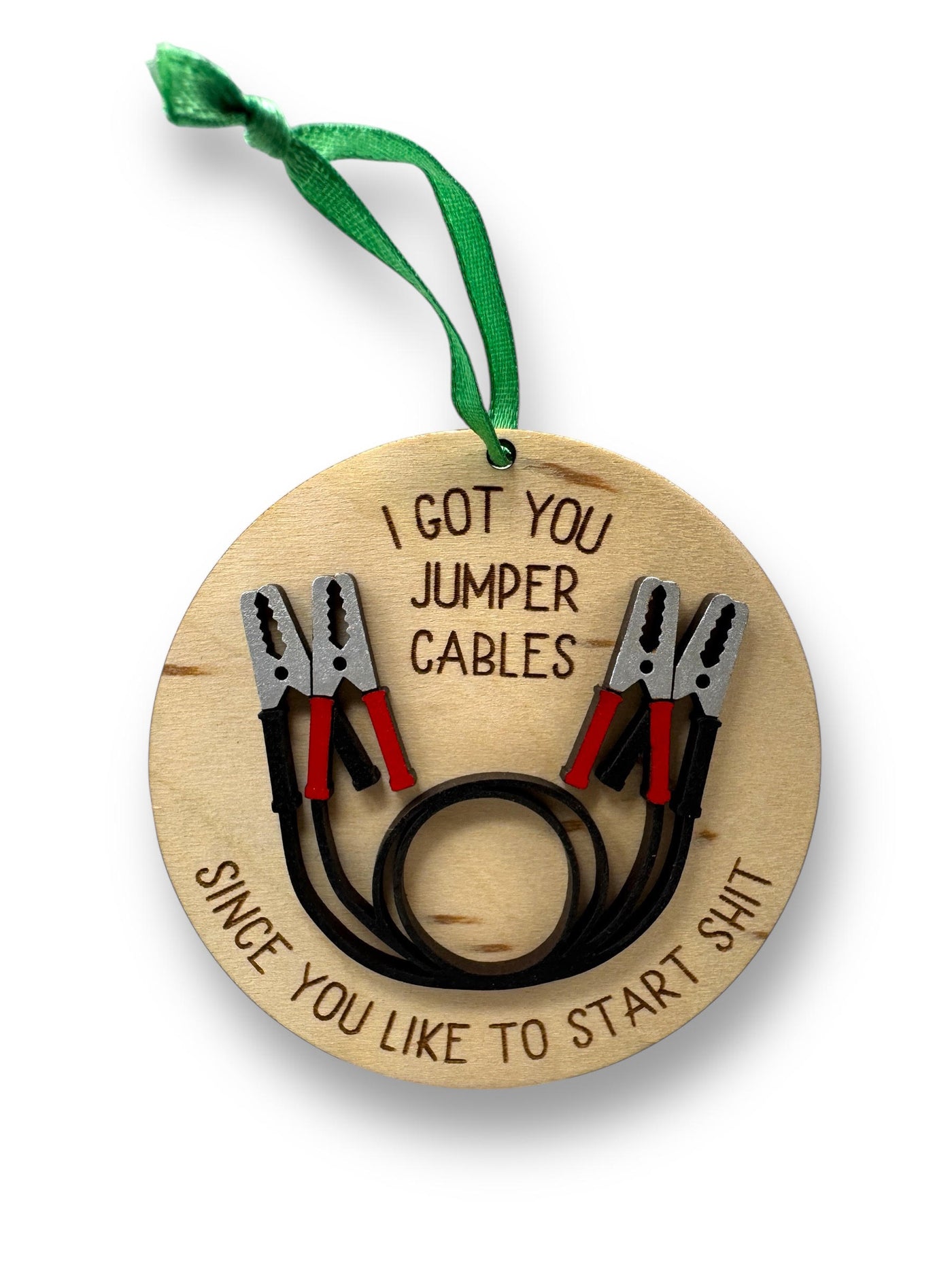 Jumper Cables Ornament