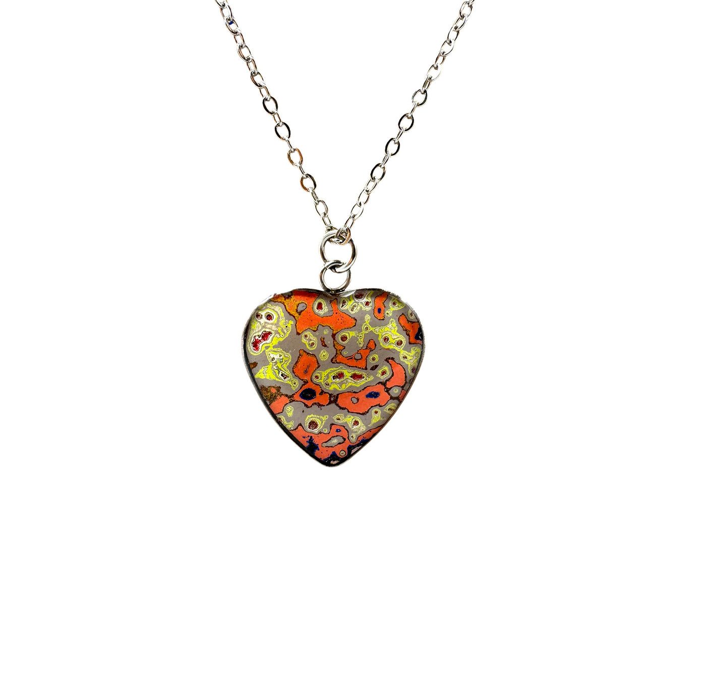 20mm Heart Charm w/ 20" Chain