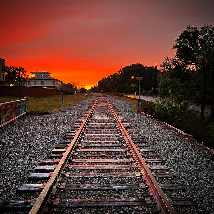 Graffiti Bridge at Sunset – Fine Art Prints