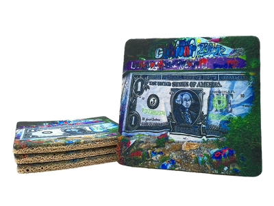 Dollar Bill  - Coaster
