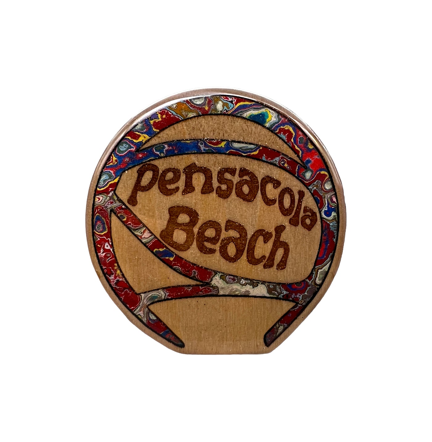 Pensacola Beach Ball - Magnet