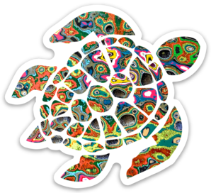 Sea Turtle Sticker – The Graffiti Bridge